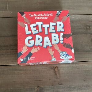 Letter Grab By Outset Board Game Age 8+ 2-6 Players New In Box